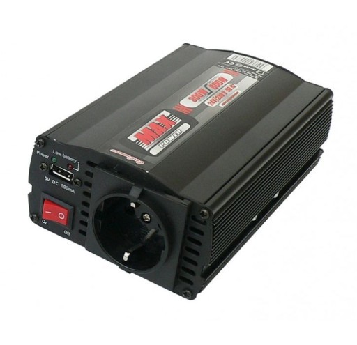 Перетворювач напруги 24 в В 230 В 300 Вт / 600 Вт + USB