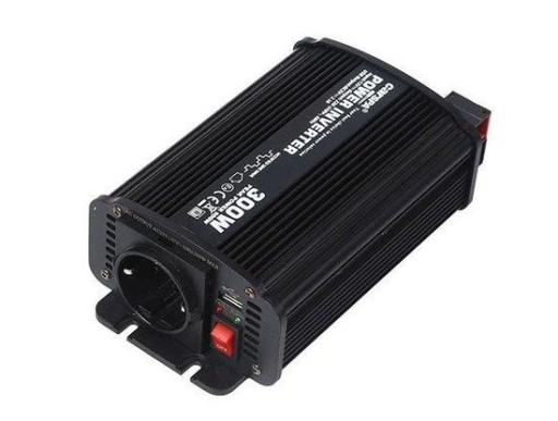 Перетворювач напруги Carspa CAR300U-12 12V/230V+USB 300W, модифікований si