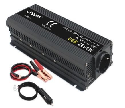 Преобразователь напряжения Lvyuan 12В 230В 2600Вт МОДИФИЦИРОВАННЫЙ