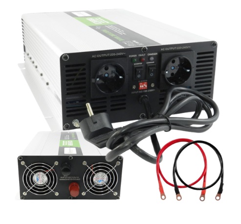 Инвертор с зарядным устройством 2000 Вт/4000 Вт чистый синус