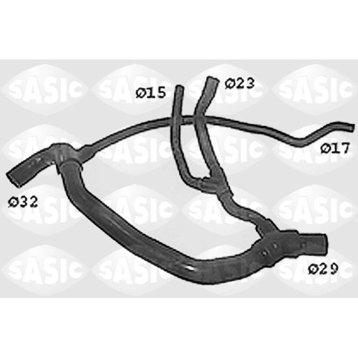 Гибкий кабель радиатора Sasic SWH4193