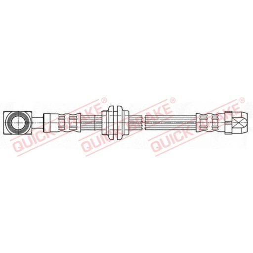 Гибкий тормозной шланг QUICK BRAKE 58.997