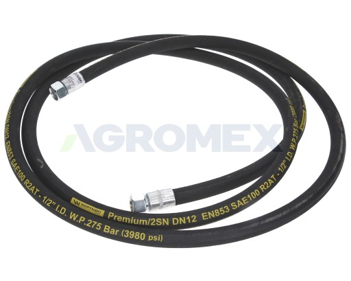W-AA-13-3650/2 - Гідравлічний шланг L - 3650mm AA M22x1.5 275 бар