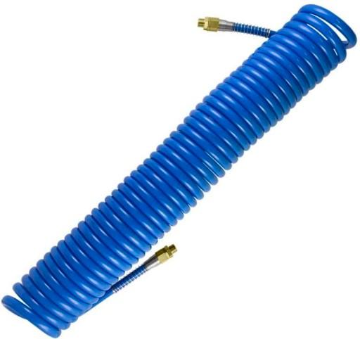 Спіральний пневматичний трос 10х15 мм, 15 м, 3/8