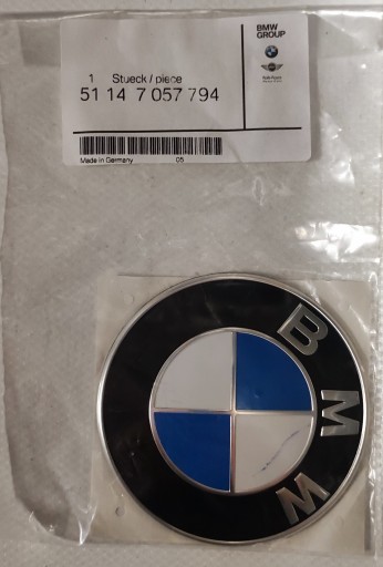 Передние наклейки с эмблемой 82 мм для BMW 51147057794