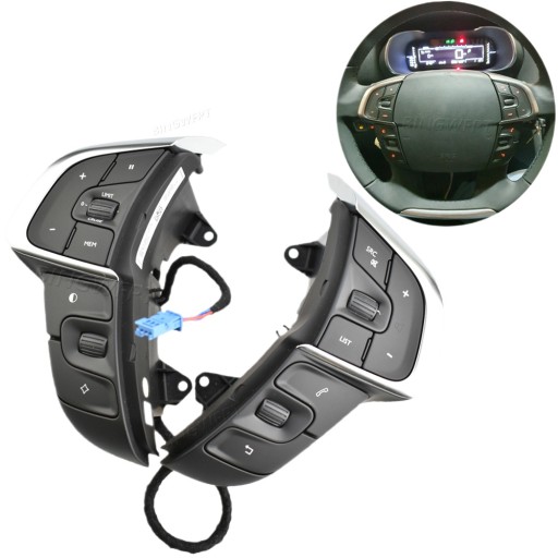 C4L 2013-2016 - Кнопка управління перемикачем на кермі Volume для Citroen DS4