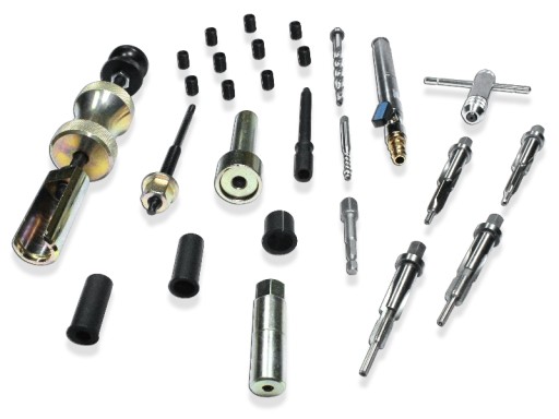 Устройство для рассверливания сломанной свечи накаливания в головке двигателя ТЕСАМ