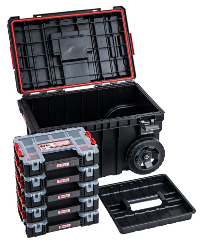 QBRICK SYSTEM ONE TROLLEY 5X REGULAR ORGANIZER 300