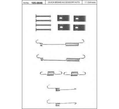 105-0846 - КОМПЛЕКТ ДЛЯ УСТАНОВКИ ТОРМОЗА QUICK BRAKE GETZ