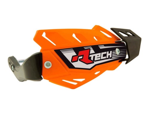 RACETECH (RTECH) ЗАЩИТА РУК (HANDBARY) FLX ATV / QUAD ОРАНЖЕВЫЙ ЦВЕТ (С 3