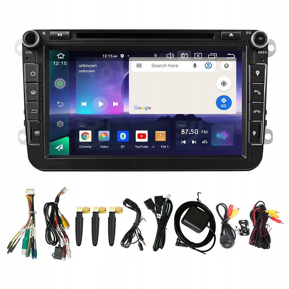 РАДІО 2 DIN ANDROID VW GOLF V VI PASSAT PX6 4G DSP