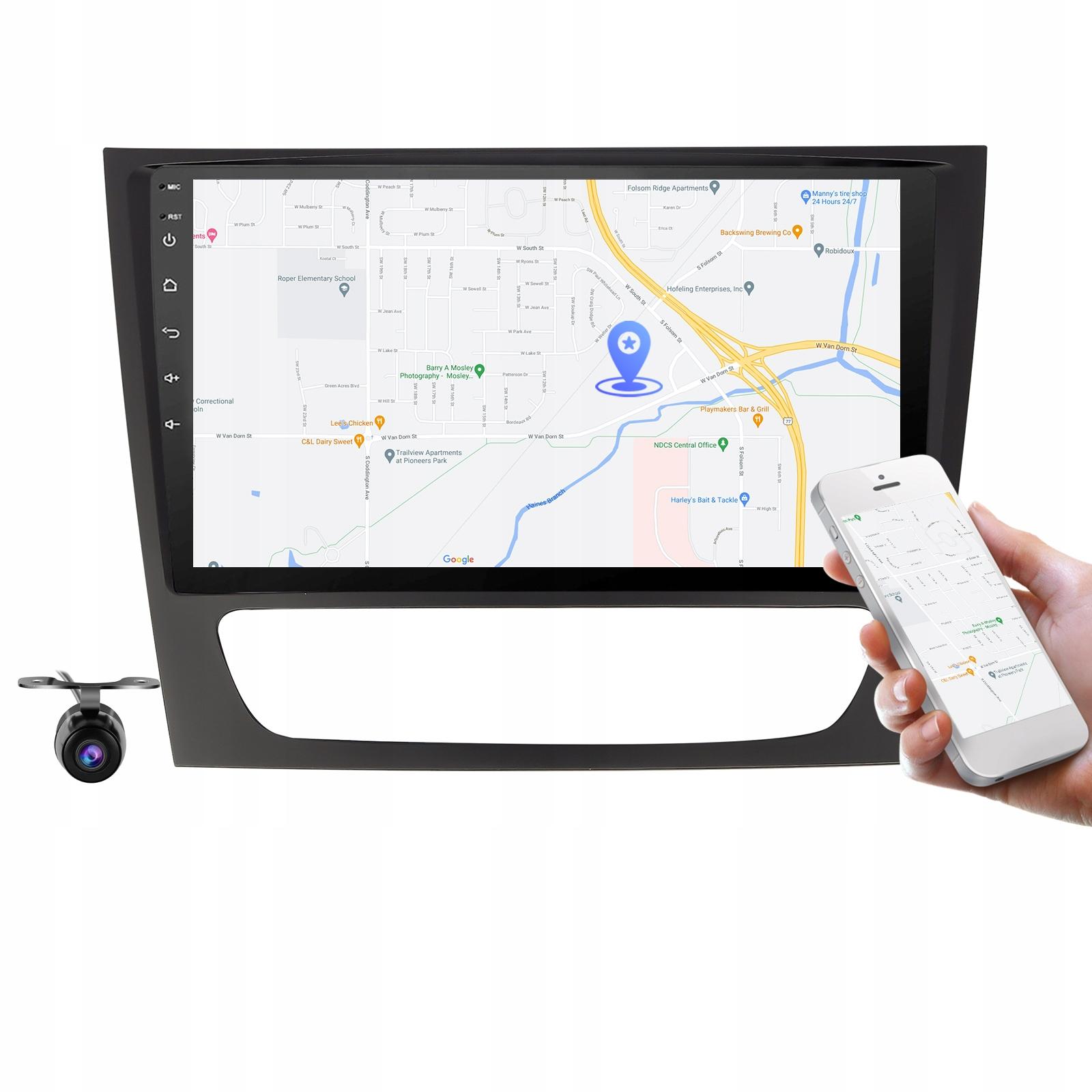 Радио 2DIN Android E-class W211 E200 E220 E300E350