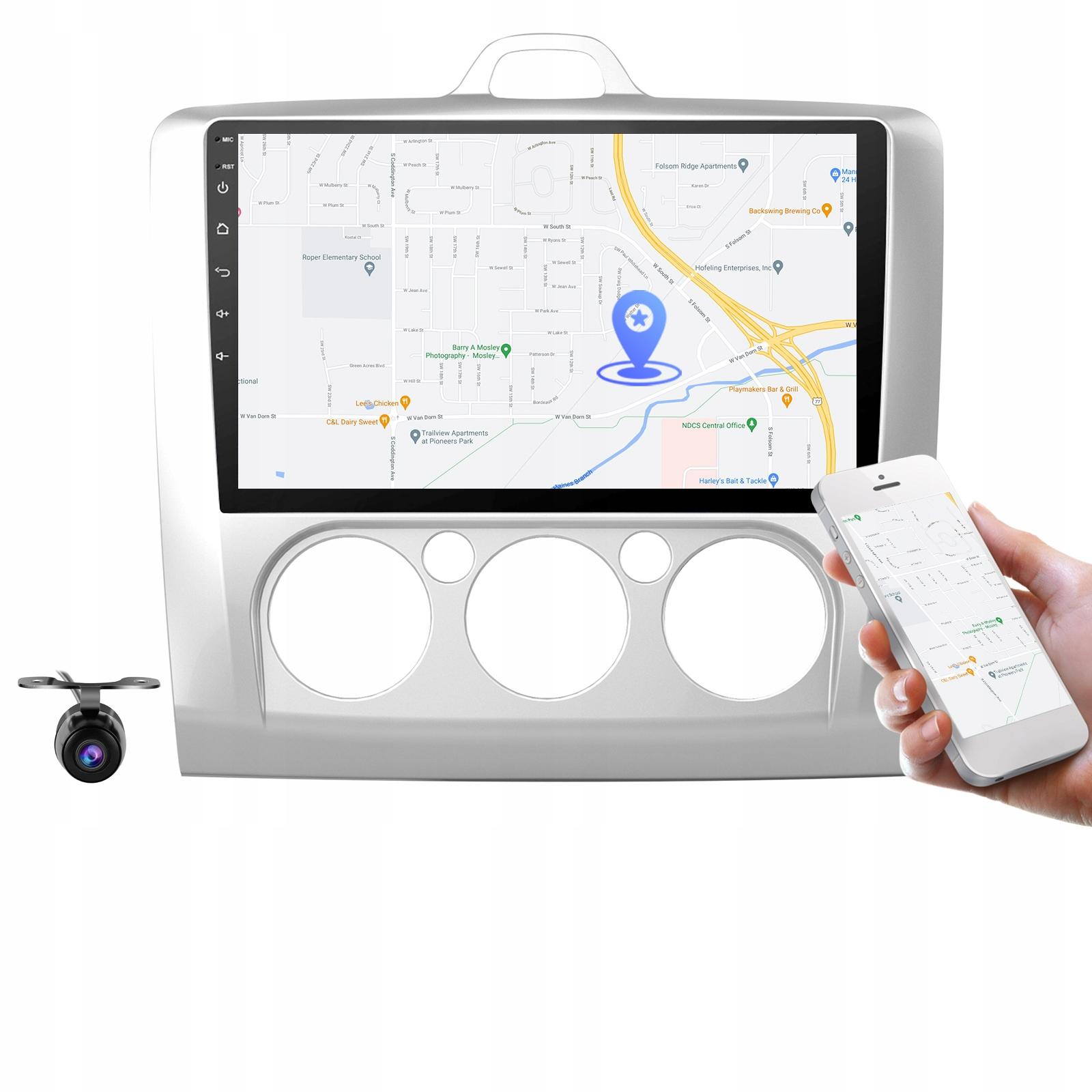 Радио 2DIN ANDROID Ford Focus 2 3 Mk2 Mk3 2004-11