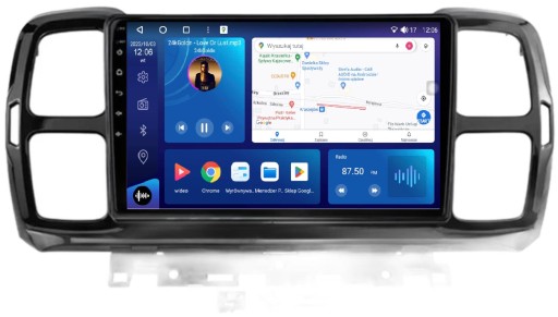 РАДИО ANDROID НАВИГАЦИЯ XQ460S QLED CARPLAY LTE CITROEN C5 AIRCROSS 17-21