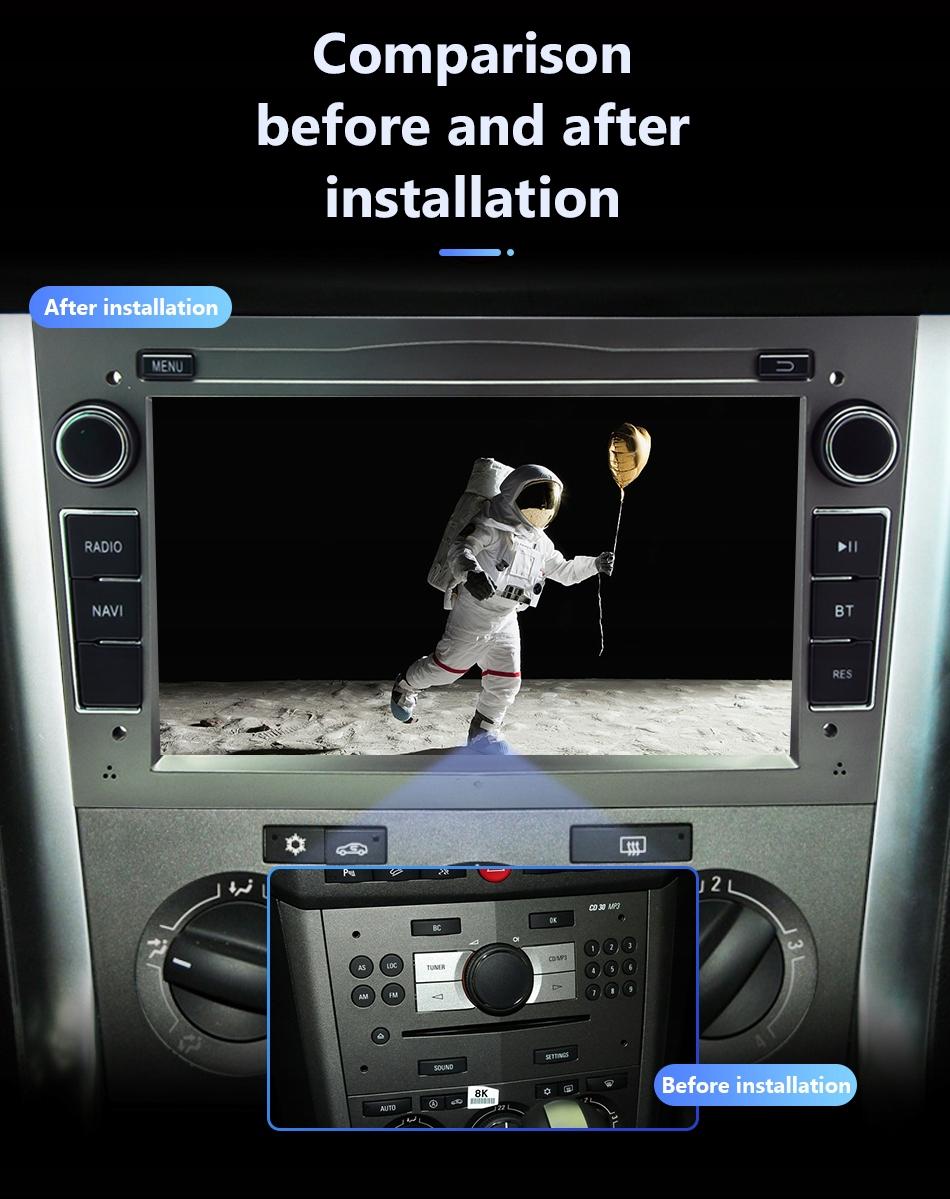 РАДИО ANDROID OPEL ASTRA VECTRA CORSA ZAFIRA 2 DIN