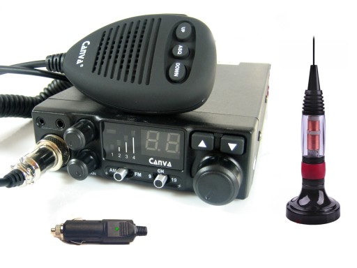 РАДИО КБ КАНВА 520 + АНТЕННА СТЕКЛЯННАЯ КАТУШКА + ПОДКЛ