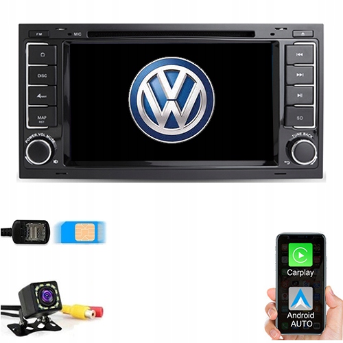Радио GPS ANDROID VW MULTIVAN T5 TOUAREG 64GB SIM NEW