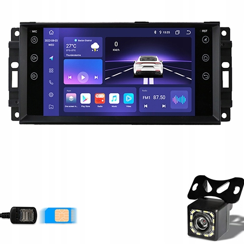 РАДІО GPS BT JEEP 300C CHEROKEE ANDROID 4 / 64G SIM