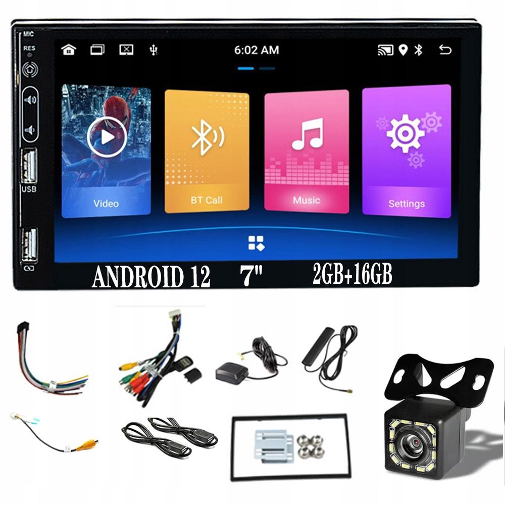 АВТОМАГНІТОЛА 2 DIN ANDROID 12 GPS КАМЕРА 2/16