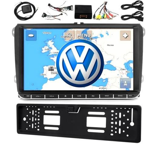 АВТОМОБИЛЬНЫЙ РАДИОПРИЕМНИК 2DIN НАВИГАЦИЯ VW GOLF PASSAT BT