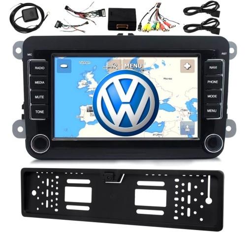 АВТОМОБИЛЬНЫЙ РАДИОПРИЕМНИК 2DIN НАВИГАЦИЯ VW PASSAT GOLF BT
