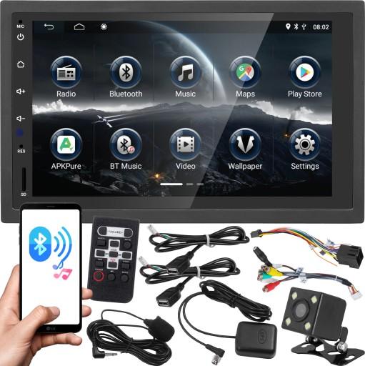 АВТОМОБІЛЬНИЙ РАДІОПРИЙМАЧ ANDROID 10 НАВІГАЦІЙНА USB-КАМЕРА