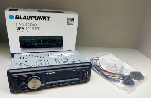 АВТОМОБИЛЬНЫЙ РАДИОПРИЕМНИК BLAUPUNKT АВТОМОБИЛЬНЫЙ РАДИОПРИЕМНИК BPA 1119BT