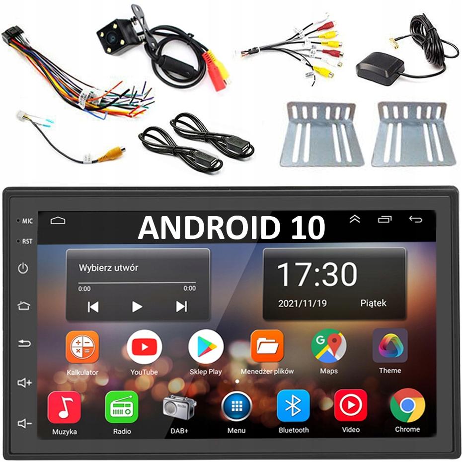 АВТОМОБИЛЬНЫЙ РАДИОПРИЕМНИК LCD 2 DIN USB GPS КАМЕРА ANDROID