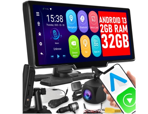 РАДИО МУЛЬТИМЕДИЙНАЯ СТАНЦИЯ МОНИТОР ANDROID АВТО APPLE CARPLAY ANDROID 13