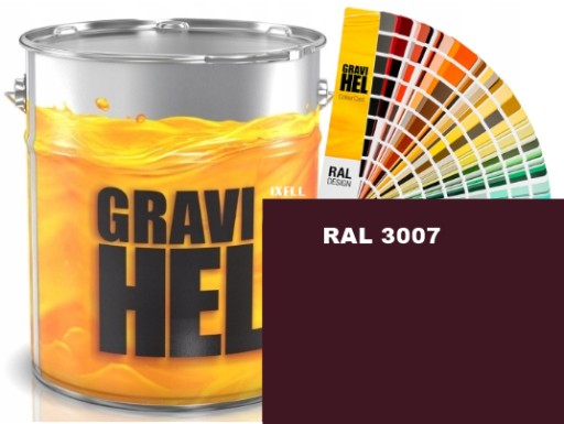 RAL 3007 червоне Вишневе базове покриття GRAVIHEL неметалеве базове покриття 338