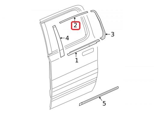 68348684AG - RAM 1500 Molding, Right-Mopar (68348684ag)