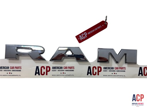 5 903715 - RAM 1500 пластикові літери напис RAM