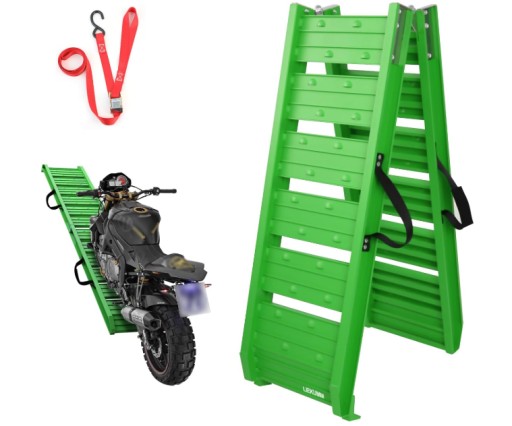 ПОГРУЗОЧНАЯ РАМПА, АЛЮМИНИЕВАЯ, ПОРТАТИВНАЯ, СКЛАДНАЯ, 180 СМ LIEKUMM