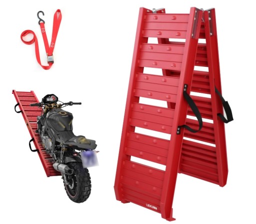 ПОГРУЗОЧНАЯ РАМПА, АЛЮМИНИЕВАЯ, ПОРТАТИВНАЯ, СКЛАДНАЯ, 180 СМ LIEKUMM