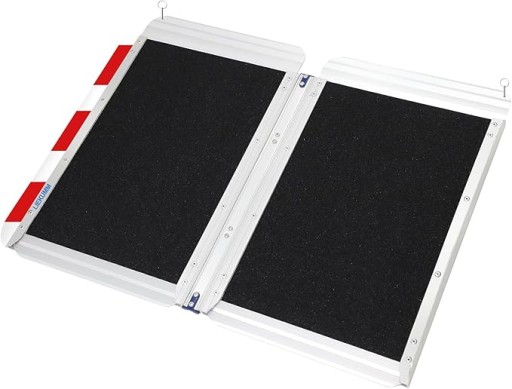 ВІЗОК АЛЮМІНІЄВИЙ ПАНДУС ПОРІГ 61x77x5 PREMIUM 300 кг складний