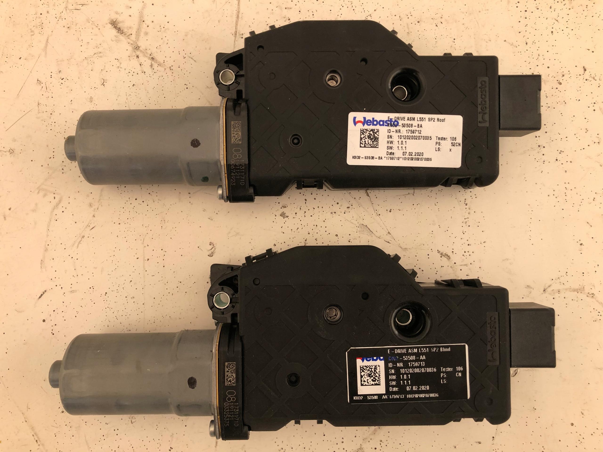 K8D2-519A02-BBBPVJ - RANGE ROVER EVOQUE l551 двигун люк даху жалюзі