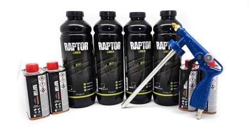 RAPTOR U-POL ЧЕРНАЯ ЗАЩИТА 4 КОМПЛЕКТА + ПИСТОЛЕТ В ПОДАРОК