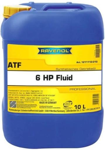 Ravenol atf 6hp рідина трансмісійне масло 10л