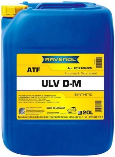 RAVENOL ATF ULV D-M GEAR OIL 20л