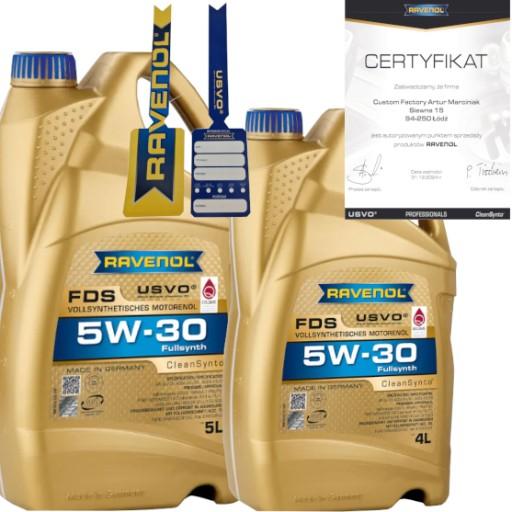 RAVENOL FDS 5W30 9L A5/B5 FORD WSS-M2C913-D RN0700 + ПІДВІСКА