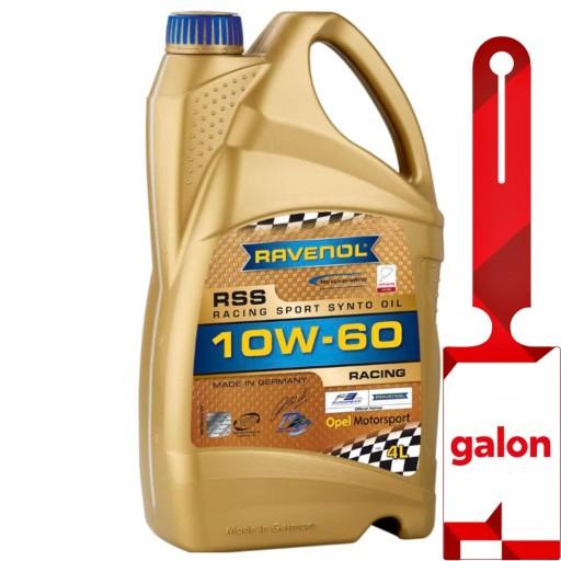 RAVENOL RSS 10W60 CleanSynto USVO 4L - синтетическое моторное масло