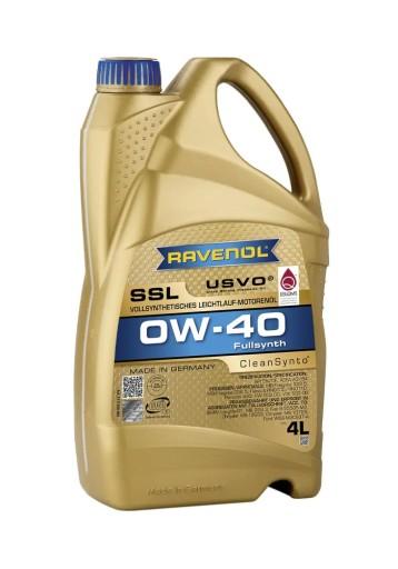 RAVENOL SSL 0w40 Clean Synto 4L SN/CF A3/B4 API SN