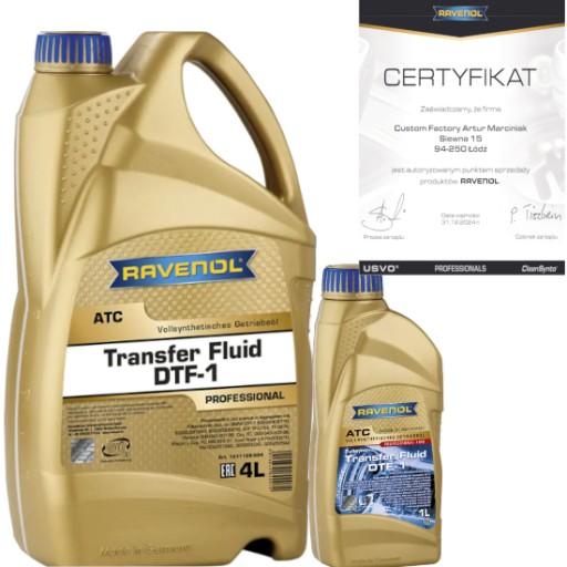 RAVENOL TRANSFER FLUID DTF-1 (TF-0870) МАСЛО РАЗДАТОЧНОЙ КОРОБКИ 5л