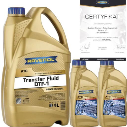 RAVENOL TRANSFER FLUID DTF-1 (TF-0870) МАСЛО РАЗДАТОЧНОЙ КОРОБКИ 6л