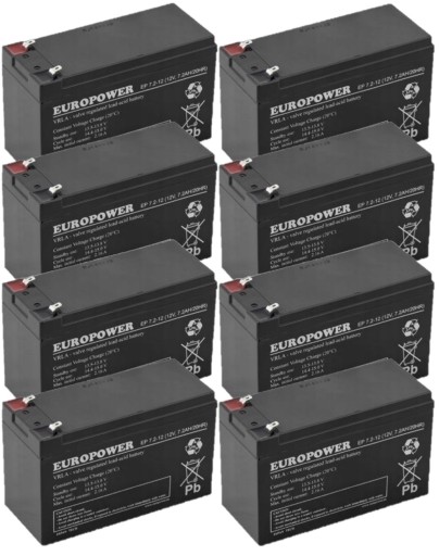 RBC105 RBC 105 #105 КОМПЛЕКТ АКУМУЛЯТОРІВ UPS BATTERY PACK APC 8x EP 7.2-12