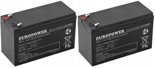 RBC108 RBC 108 #108 КОМПЛЕКТ АКУМУЛЯТОРІВ UPS BATTERY PACK APC 2x EP 7.2-12