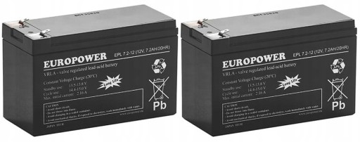 RBC124 RBC 124 #124 КОМПЛЕКТ АКУМУЛЯТОРІВ UPS BATTERY PACK APC 2xEPL 7.2-12