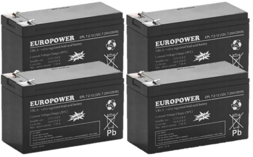RBC132 RBC 132 #132 КОМПЛЕКТ АКУМУЛЯТОРІВ UPS BATTERY PACK APC 4xEPL 7.2-12