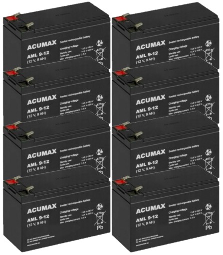 RBC26 RBC 26 #26 АККУМУЛЯТОРНЫЙ КОМПЛЕКТ АККУМУЛЯТОРНЫЙ БЛОК ДЛЯ ИБП APC 8x AML 9-12