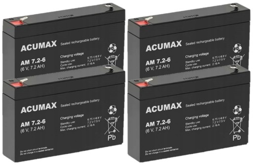 RBC34 RBC 34 #34 КОМПЛЕКТ АКУМУЛЯТОРІВ ДЛЯ ДБЖ APC 4x AM 7.2-6